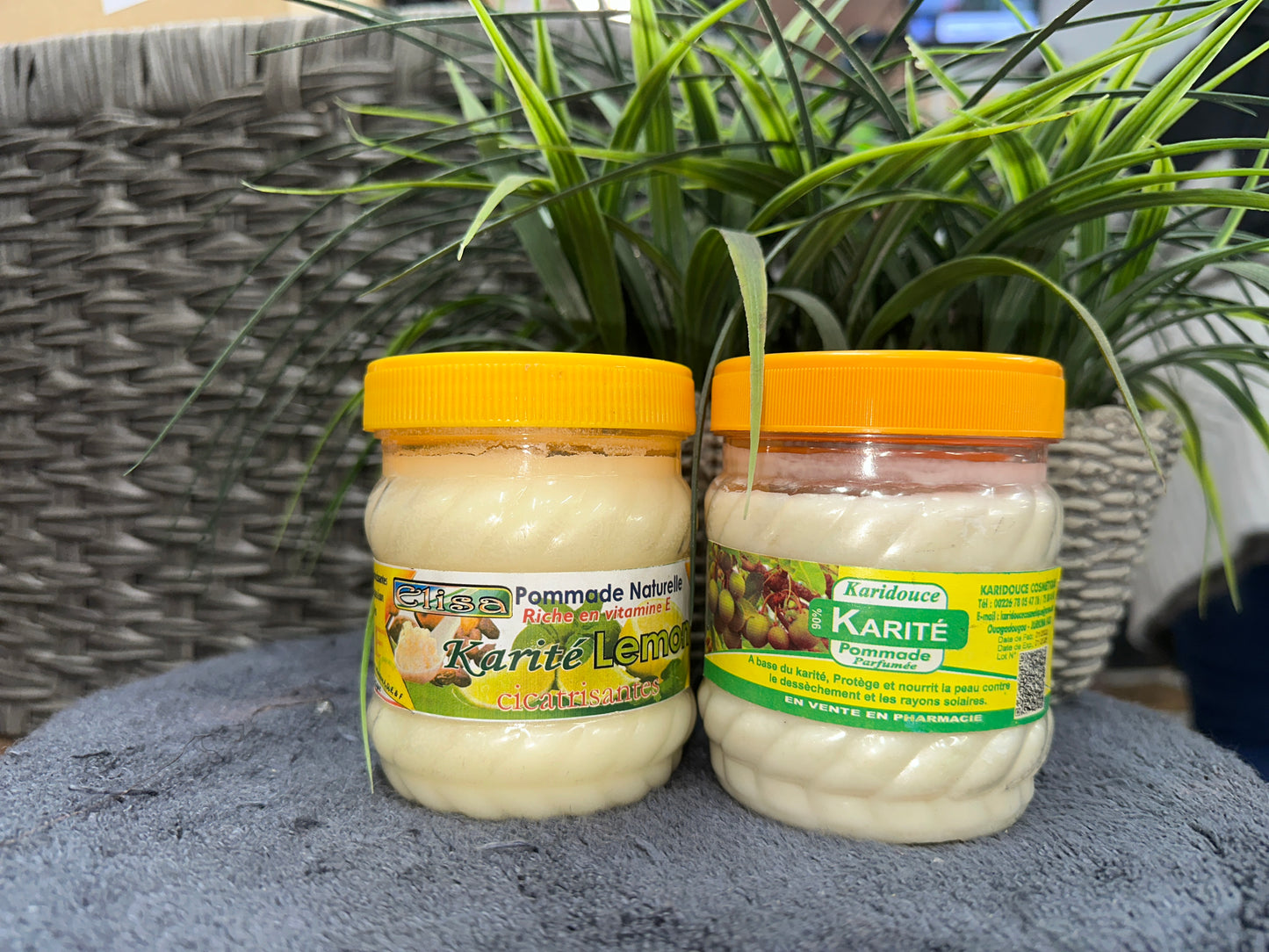 Shea Butter containing Lemon and lemon scent