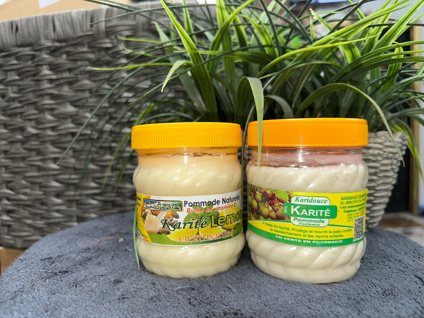 Shea Butter containing Lemon and lemon scent
